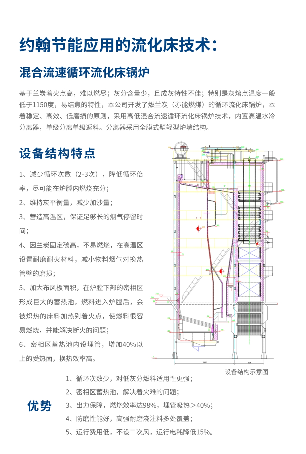 混合流速流化床技術(shù)